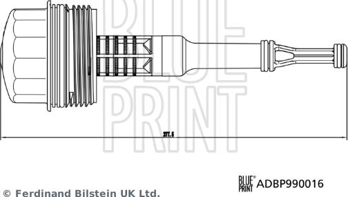 Blue Print ADBP990016 - Vāks, Eļļas filtra korpuss ps1.lv