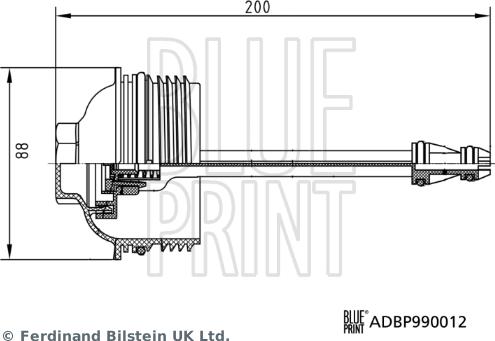 Blue Print ADBP990012 - Vāks, Eļļas filtra korpuss ps1.lv