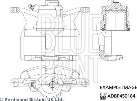 Blue Print ADBP450184 - Bremžu suports ps1.lv