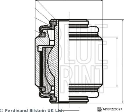 Blue Print ADBP860194 - Balst / Virzošais šarnīrs ps1.lv