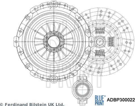 Blue Print ADBP300022 - Sajūga komplekts ps1.lv