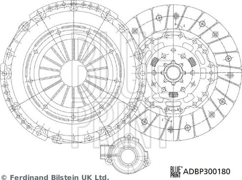 Blue Print ADBP300180 - Sajūga komplekts ps1.lv