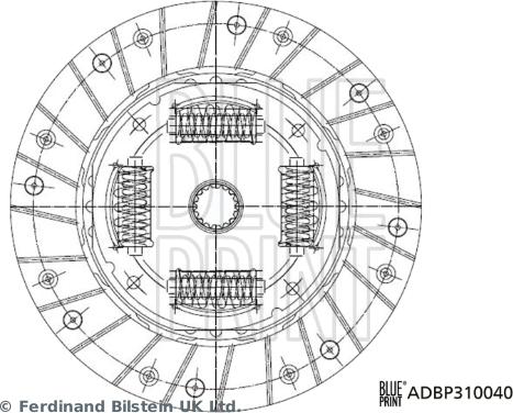 Blue Print ADBP310040 - Sajūga disks ps1.lv