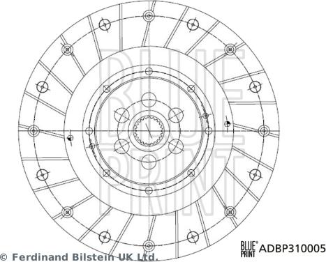 Blue Print ADBP310005 - Sajūga disks ps1.lv