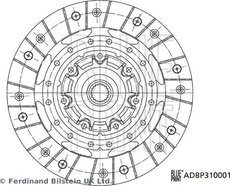 Blue Print ADBP310001 - Sajūga disks ps1.lv