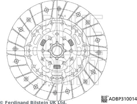 Blue Print ADBP310014 - Sajūga disks ps1.lv