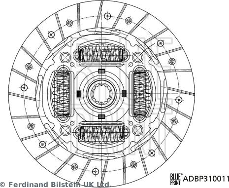 Blue Print ADBP310011 - Sajūga disks ps1.lv