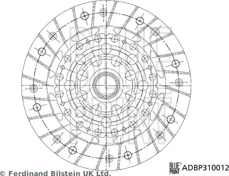 Blue Print ADBP310012 - Sajūga disks ps1.lv