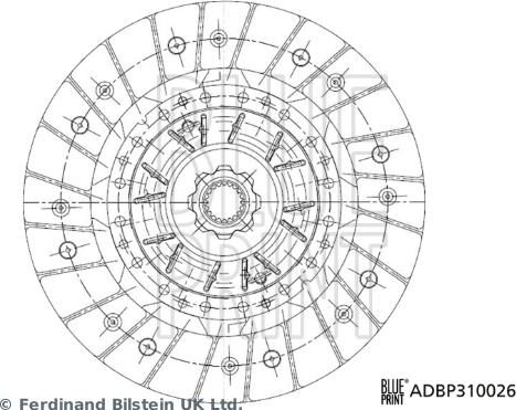 Blue Print ADBP310026 - Sajūga disks ps1.lv