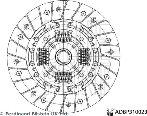 Blue Print ADBP310023 - Sajūga disks ps1.lv