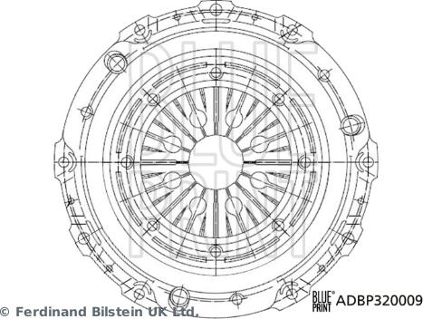 Blue Print ADBP320009 - Sajūga piespiedējdisks ps1.lv