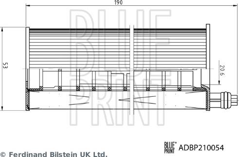 Blue Print ADBP210054 - Eļļas filtrs ps1.lv