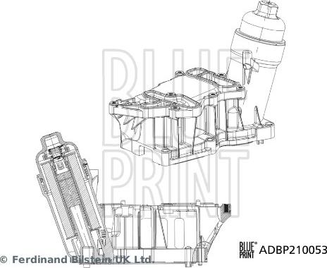 Blue Print ADBP210053 - Korpuss, Eļļas filtrs ps1.lv