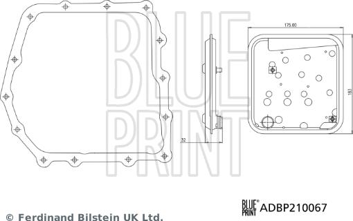 Blue Print ADBP210067 - Hidrofiltrs, Automātiskā pārnesumkārba ps1.lv