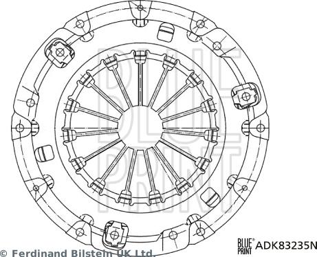 Blue Print ADK83235N - Sajūga piespiedējdisks ps1.lv