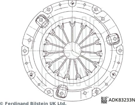 Blue Print ADK83233N - Sajūga piespiedējdisks ps1.lv