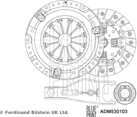 Blue Print ADM530103 - Sajūga komplekts ps1.lv