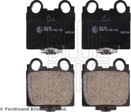 Blue Print ADT342108 - Bremžu uzliku kompl., Disku bremzes ps1.lv