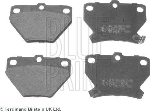 Blue Print ADT342114 - Bremžu uzliku kompl., Disku bremzes ps1.lv