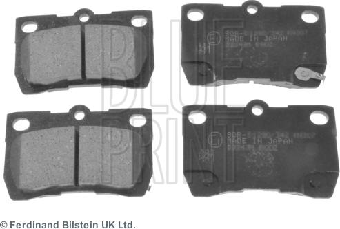 Blue Print ADT342178 - Bremžu uzliku kompl., Disku bremzes ps1.lv