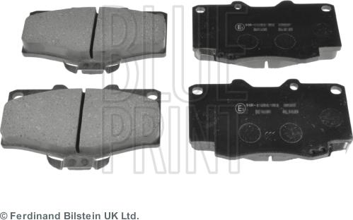 Blue Print ADT34289 - Bremžu uzliku kompl., Disku bremzes ps1.lv