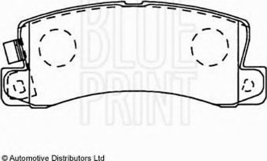 Blue Print ADT34228 - Bremžu uzliku kompl., Disku bremzes ps1.lv