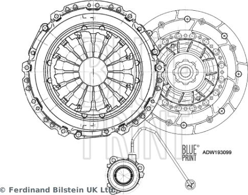 Blue Print ADW193099 - Sajūga komplekts ps1.lv