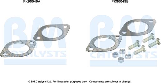 BM Catalysts FK90049 - Montāžas komplekts, Katalizators ps1.lv