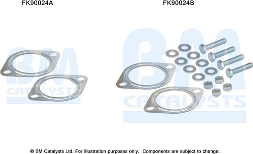 BM Catalysts FK90024 - Montāžas komplekts, Katalizators ps1.lv