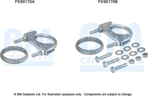 BM Catalysts FK90170 - Montāžas komplekts, Katalizators ps1.lv