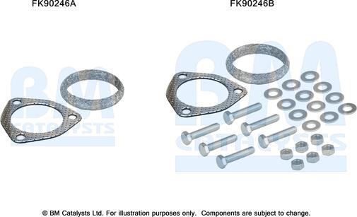 BM Catalysts FK90246 - Montāžas komplekts, Katalizators ps1.lv