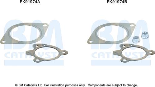 BM Catalysts FK91974 - Montāžas komplekts, Katalizators ps1.lv
