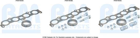 BM Catalysts FK91403 - Montāžas komplekts, Katalizators ps1.lv