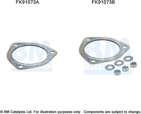 BM Catalysts FK91073 - Montāžas komplekts, Katalizators ps1.lv