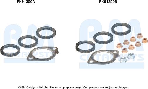 BM Catalysts FK91350 - Montāžas komplekts, Katalizators ps1.lv