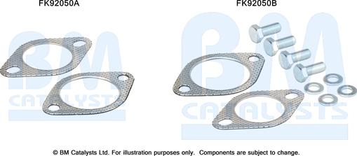 BM Catalysts FK92050 - Montāžas komplekts, Katalizators ps1.lv