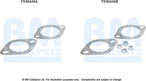 BM Catalysts FK50446 - Montāžas komplekts, Izplūdes caurule ps1.lv