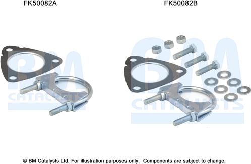 BM Catalysts FK50082 - Montāžas komplekts, Izplūdes caurule ps1.lv