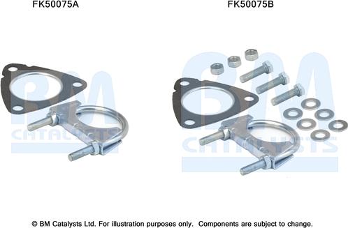 BM Catalysts FK50075 - Montāžas komplekts, Izplūdes caurule ps1.lv