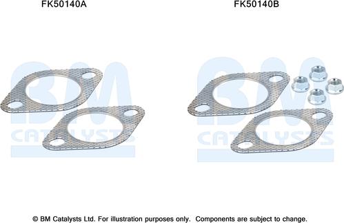 BM Catalysts FK50140 - Montāžas komplekts, Izplūdes caurule ps1.lv