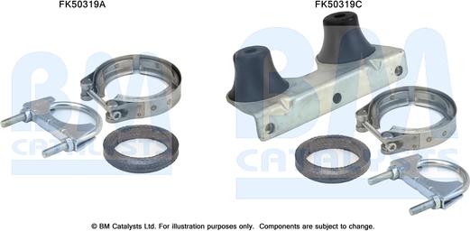 BM Catalysts FK50319 - Montāžas komplekts, Izplūdes caurule ps1.lv