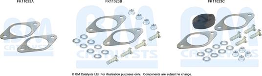 BM Catalysts FK11023 - Montāžas komplekts, Sodrēju / Daļiņu filtrs ps1.lv