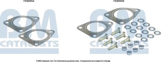 BM Catalysts FK80005 - Montāžas komplekts, Katalizators ps1.lv