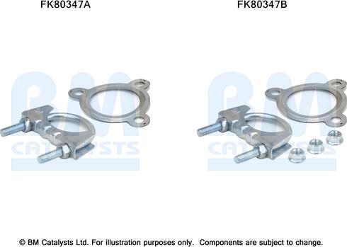 BM Catalysts FK80347 - Montāžas komplekts, Katalizators ps1.lv