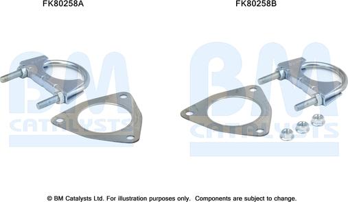 BM Catalysts FK80258 - Montāžas komplekts, Katalizators ps1.lv