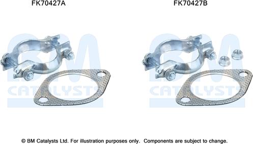 BM Catalysts FK70427 - Montāžas komplekts, Izplūdes caurule ps1.lv