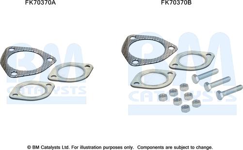 BM Catalysts FK70370 - Montāžas komplekts, Izplūdes caurule ps1.lv