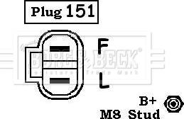 Borg & Beck BBA2494 - Ģenerators ps1.lv