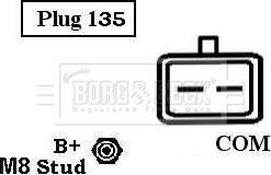Borg & Beck BBA3051 - Ģenerators ps1.lv