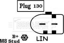 Borg & Beck BBA2579 - Ģenerators ps1.lv